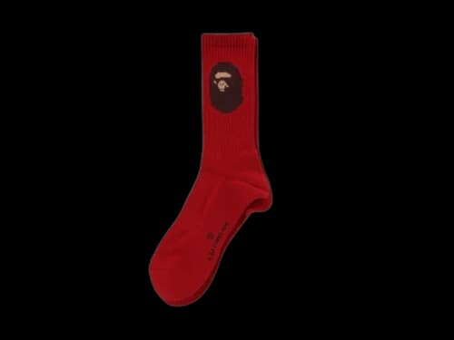 BAPE Ape Head Socks (SS25) Red