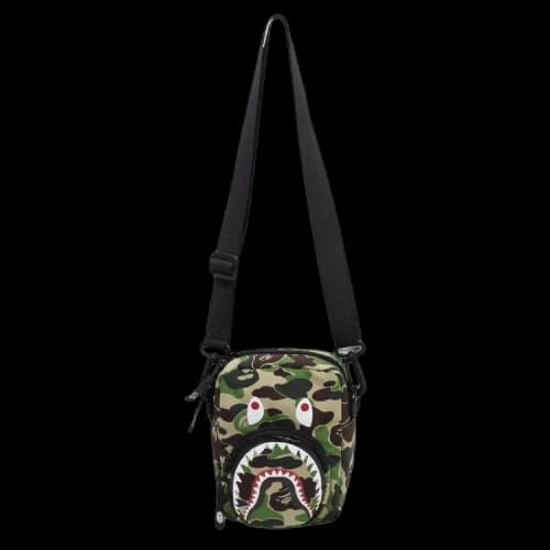 BAPE ABC Camo Shark Mini Bag 'Green'