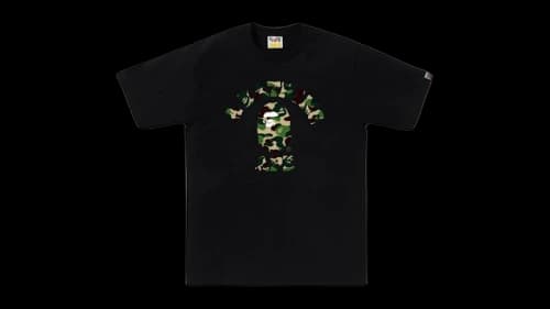 BAPE ABC Camo College (SS25) Tee Black/Green