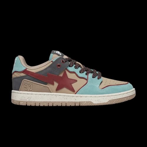 BAPE Sk8 Sta #4 M2 'Beige Grey Blue'