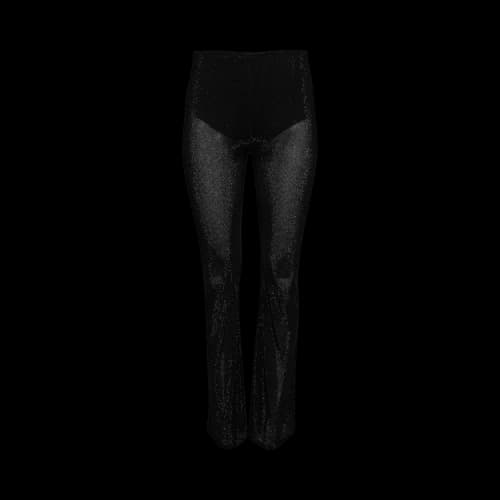 Alexander Wang Clear Bead Hotfix Boot Leg Pant 'Black'