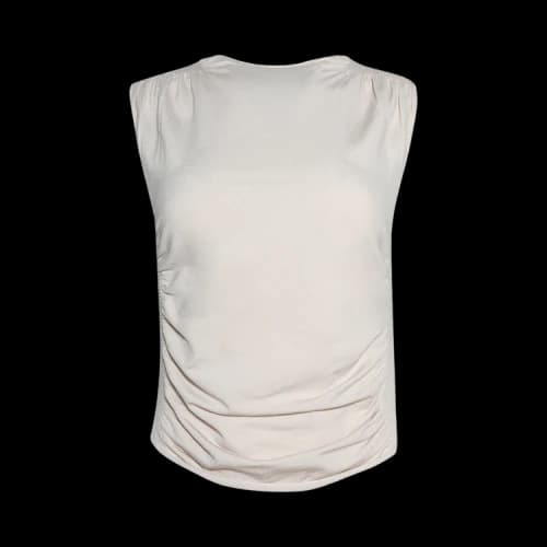 Alexander Wang Ruched Tank 'Cement'