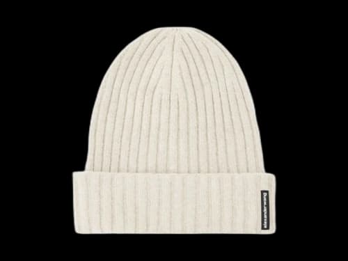 Alexander Wang Logo Label Beanie Ivory