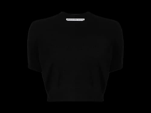 Alexander Wang Graphic Short Sleeve T-shirt Black