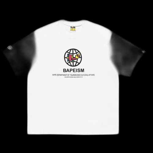 BAPE x KidSuper Bapeism Logo Tee 'White'