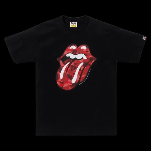BAPE x Rolling Stones Tee 'Black'