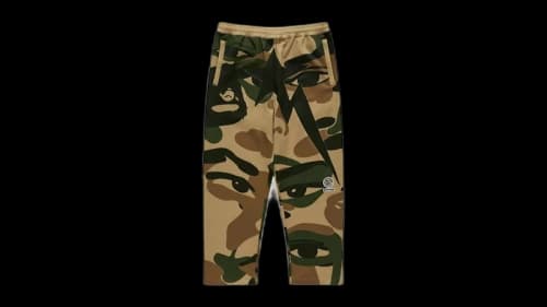 BAPE x KidSuper Patchwork Track Pants Green