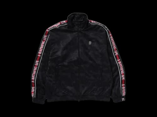 BAPE Solid Camo One Point Track Jacket Black