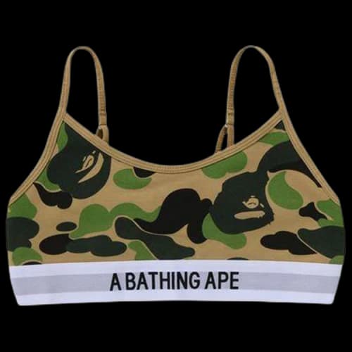 BAPE ABC Camo Sport Bra 'Green'