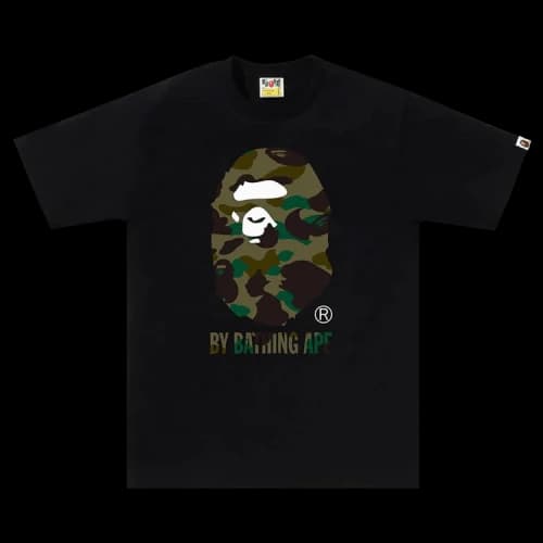 BAPE 1st Camo By Bathing Ape Tee 'Black/Green'