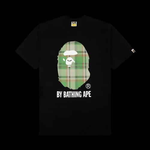 BAPE Check By Bathing Ape Tee 'Black/Green'