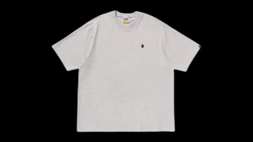 BAPE One Point Relaxed Fit Tee Gray