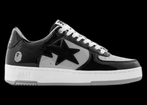A Bathing Ape Bape Sta #4 Black Grey