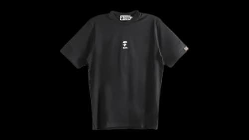 BAPE Ape Face Shrunk Tee Blk