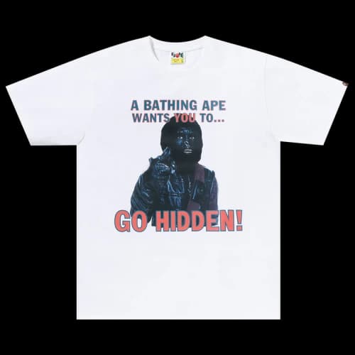 BAPE x Hidden Go Hidden Tee 'White'