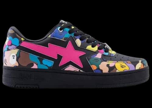 A Bathing Ape Bape Sta Icon #2 M2 Black
