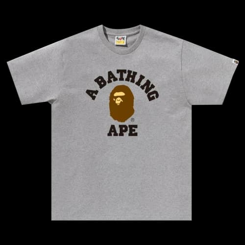 BAPE College Tee 'Grey'
