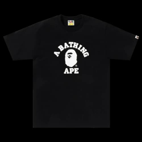 BAPE Stone Eye College Tee 'Black'