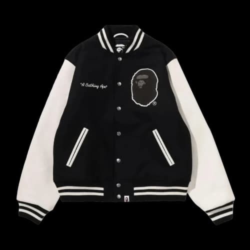 BAPE Univ Varsity Jacket 'Black'