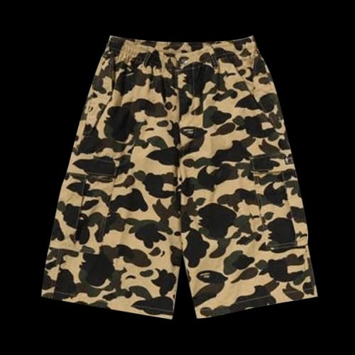 BAPE Camo Ripstop Cargo Shorts 'Yellow'