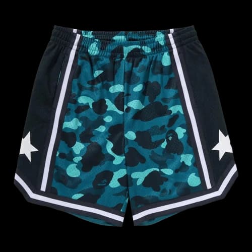 BAPE Color Camo Mesh Relaxed Fit Shorts 'Green'