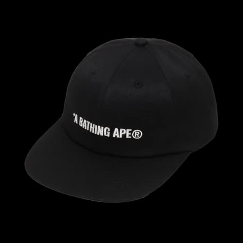 BAPE Logo Panel Cap 'Black'