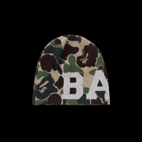BAPE ABC Camo Knit Cap 'Green'