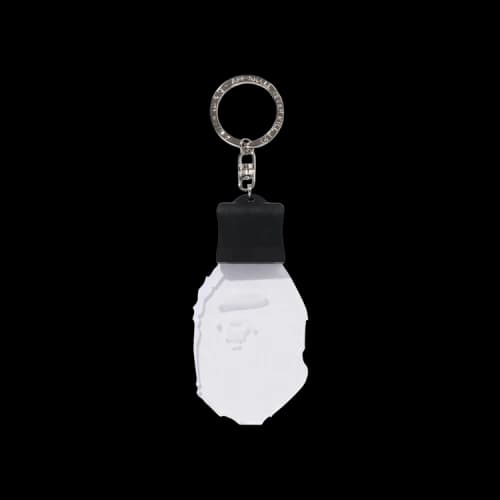 BAPE Ape Head Led Keychain 'Clear'