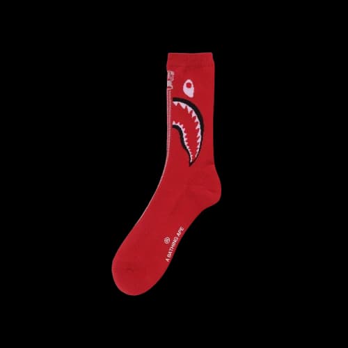 BAPE Jacquard Socks 'Red'