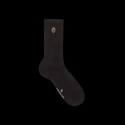BAPE Head One Point Socks 'Black'