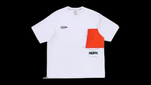 BAPE By Kazuki Kuraishi Pocket Relaxed Fit Tee Charcoal