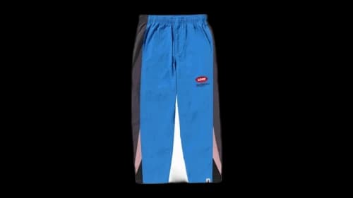 BAPE By Kazuki Kuraishi Nylon Track Pants Blue