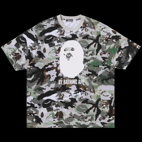BAPE Hybrid Camo By Bathing Ape Relaxed Fit Tee 'Olivedrab'