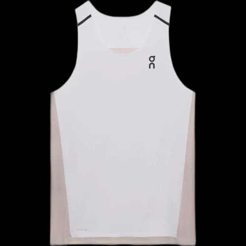 On Performance Running Tank Top Men's White/Silver