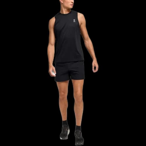 On Tank Tops Men's Black Crew Neck Moderate Other