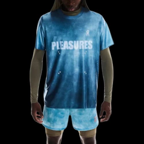 On x PLEASURES X The Loop SS25 Sports Shorts Men's Blue