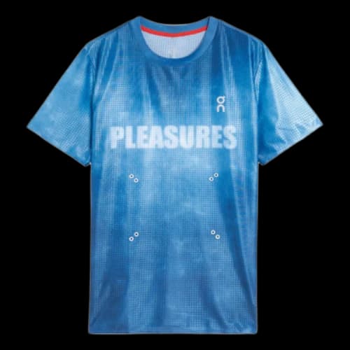 On Running x Pleasures x The Loop Pace T-Shirt 'Nile'