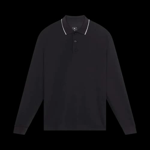 ON Courtside Long-T Polo 'Black'
