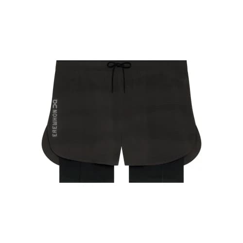 On Running Shorts Men's Espresso/Black Moderate