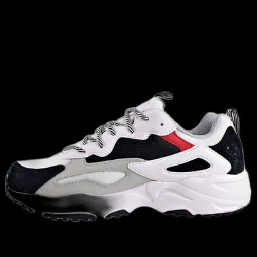 FILA Ray Tracer Low Top Clunky Shoes Black/White