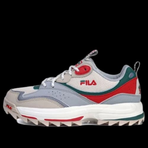 FILA Casual Style Collaboration Low-Top Sneakers Brown/Red/Green (Women's)