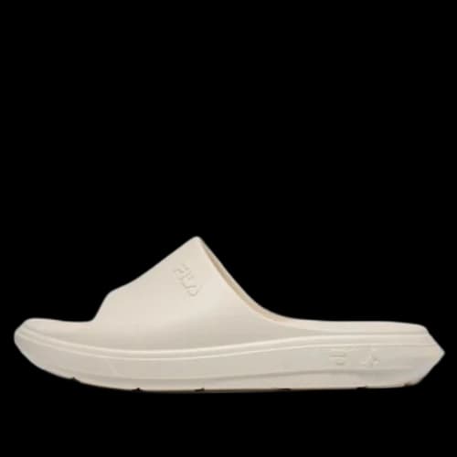 FILA Stylish Simplicity Thick Sole Creamy White Korean Version Slippers