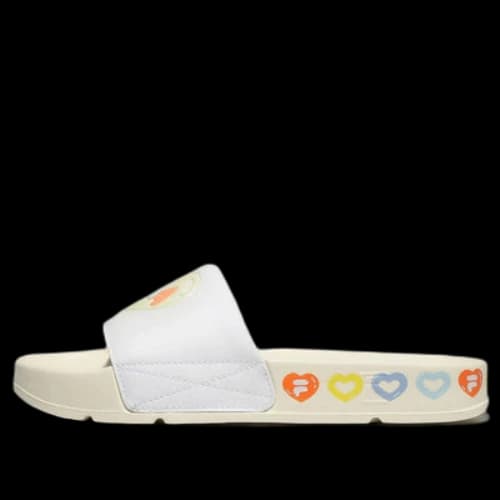 FILA Thick Sole Unisex White Korean Version Slippers 'Light White'