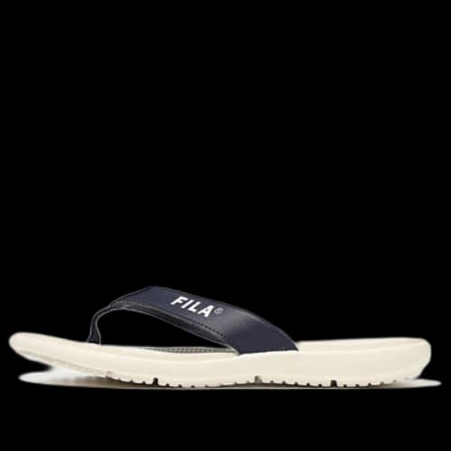 FILA Slick Song 2022 Casual Sports Slippers Unisex White Blue Korean Version 'White Blue'