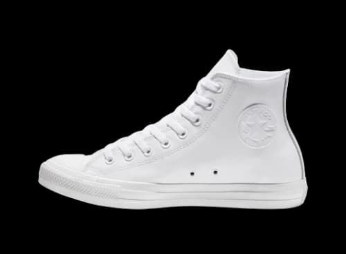 Converse Chuck Taylor All Star Leather Hi White Monochrome