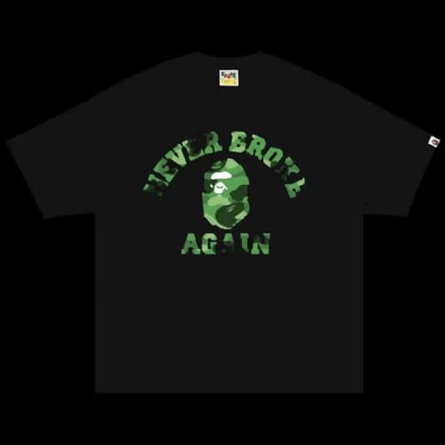 BAPE x NBA Youngboy Never Broke Again STA Tee 'Black'