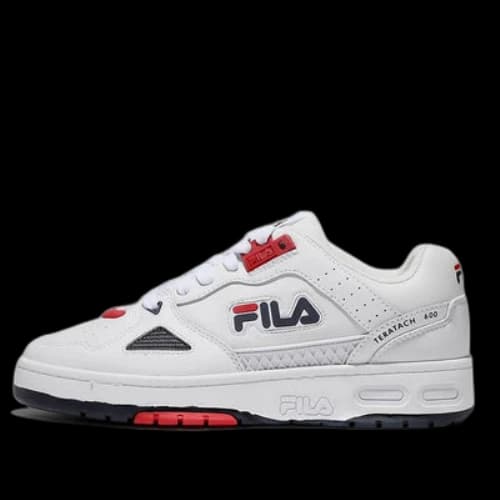 FILA Unisex Low-Top Sneakers White/Red/Black