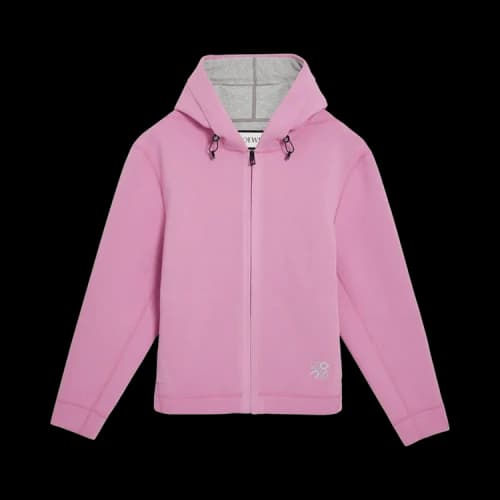 LOEWE x On Running Zip-Front Jersey Hoodie Pink