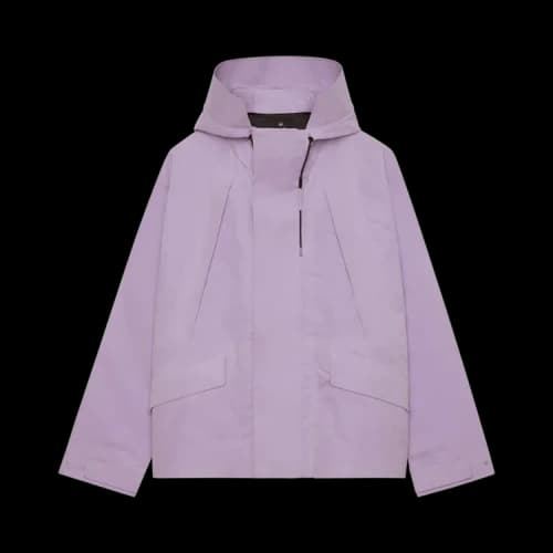 On X LOEWE Parka Coats Unisex Lilac Hooded Moderate