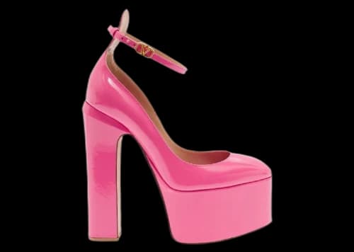 Valentino Tan-Go 155mm Platform Pumps Fuchsia (Women's)